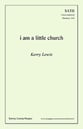 i am a little church SATB choral sheet music cover